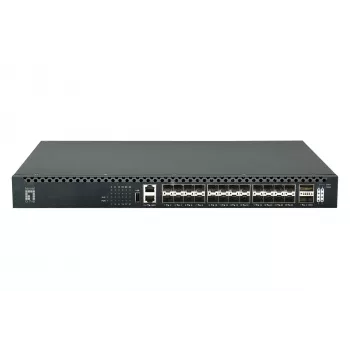 LevelOne 26-Port L3 Managed TOR -kuituverkko-kytkin, 24x 1/10GbE SFP+, 2x 40/100GbE QSFP28, hot-swap redundantti virtalähde