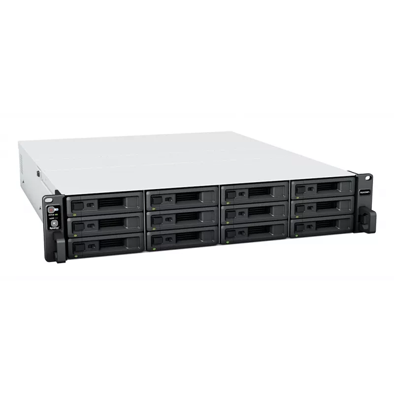 SYNOLOGY Rack Station Rs2423rp+ 12bay 2u Nas Server Bareborn redundantilla virtalähteellä