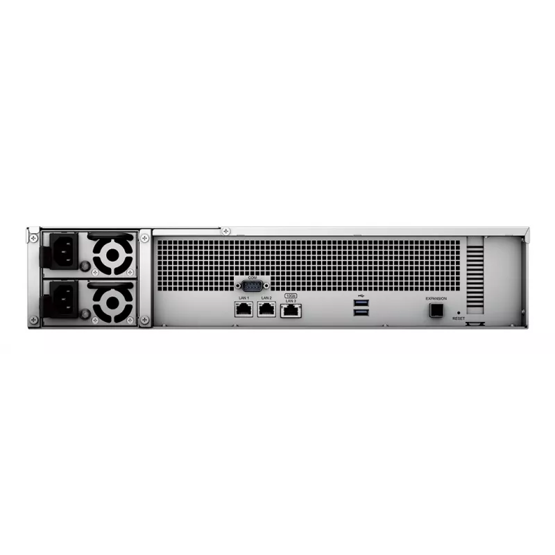 SYNOLOGY Rack Station Rs2423rp+ 12bay 2u Nas Server Bareborn redundantilla virtalähteellä