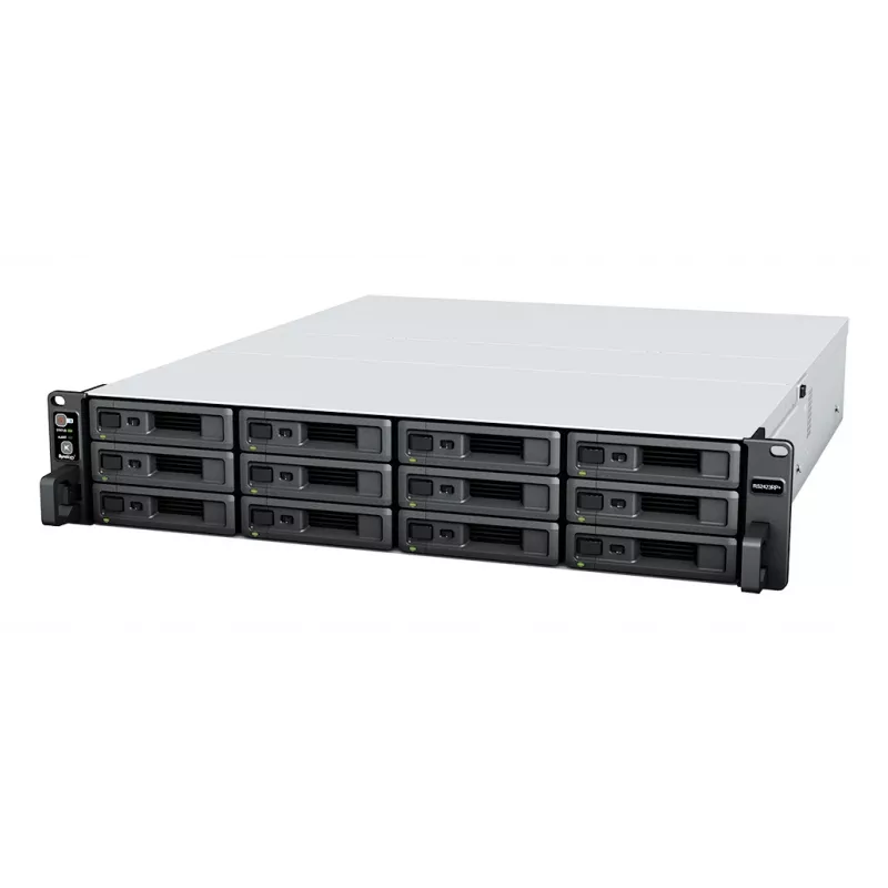 SYNOLOGY Rack Station Rs2423rp+ 12bay 2u Nas Server Bareborn redundantilla virtalähteellä