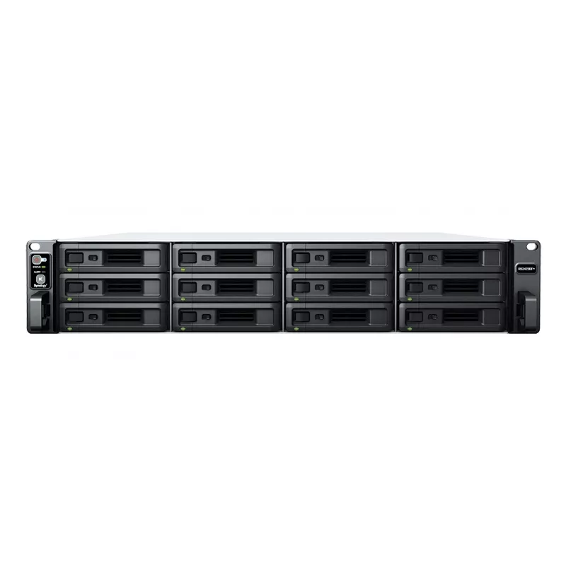 SYNOLOGY Rack Station Rs2423rp+ 12bay 2u Nas Server Bareborn redundantilla virtalähteellä