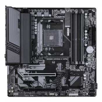 GIGABYTE B550M GAMING X WIFI6 -emolevy - AMD Ryzen 5000 -suorittimet, 5+3 vaihe VRM, jopa 3200 MHz DDR4, 1xPCIe 4.0 + 1xPCIe 3.0 M.2, Wi-Fi 6, 1GbE LAN, USB 3.2 Gen 1