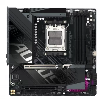 GIGABYTE B850M AORUS ELITE WIFI6E -emolevy - AMD Ryzen 9000 -sarjan suorittimet, 12+2+2 vaihe digitaalinen VRM, jopa 8200MHz DDR5 (OC), 1xPCIe 5.0 + 1xPCIe 4.0 M.2, WIFI 6E, 2.5GbE LAN, USB 3.2 Gen 2