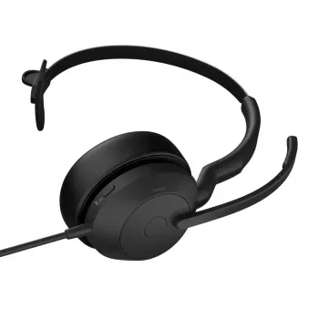 Jabra Evolve2 50 Headset Langallinen Panta Toimisto/Puhelinkeskus USB Type-C / USB Type-A Bluetooth Musta