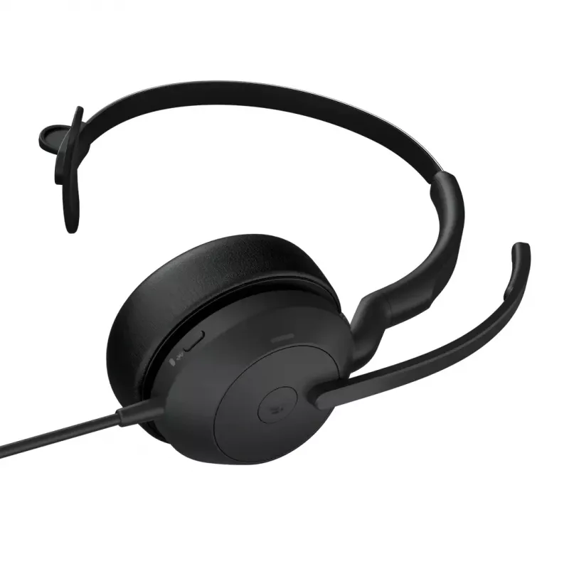 Jabra Evolve2 50 Headset Langallinen Panta Toimisto/Puhelinkeskus USB Type-C / USB Type-A Bluetooth Musta
