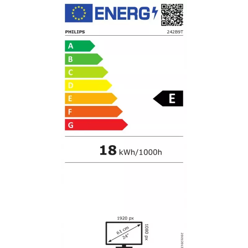 Philips LCD-näyttö 242B9T/00 23,8