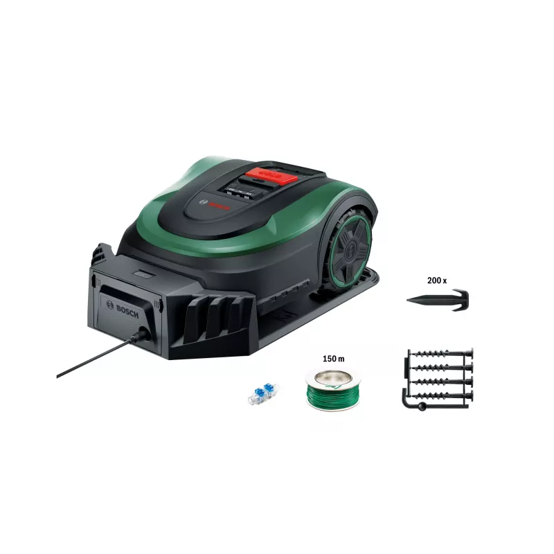Bosch Indego M+ 700 ruohonleikkurirobotti akku musta, vihreä