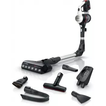Bosch BSS711W varsi-imuri/akkuimuri akku kuiva pussiton 0,3 l musta, hopea, valkoinen