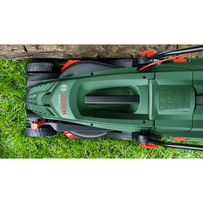 Bosch UniversalRotak 34-405 sähköruohonleikkuri, 1300 W, 34 cm leikkausleveys