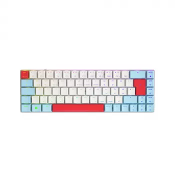 CHERRY MX-LP 2.1 Compact Wireless näppäimistö pelaaminen RF langaton + Bluetooth QWERTZ saksa valkoinen