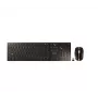 CHERRY DW 9100 ohut näppäimistö ja hiiri sisältyvät Universal RF Wireless + Bluetooth QWERTY US englanti musta