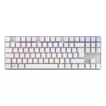 CHERRY MX 8.2 TKL Wireless RGB näppäimistö peli USB + RF Wireless + Bluetooth QWERTZ saksa valkoinen
