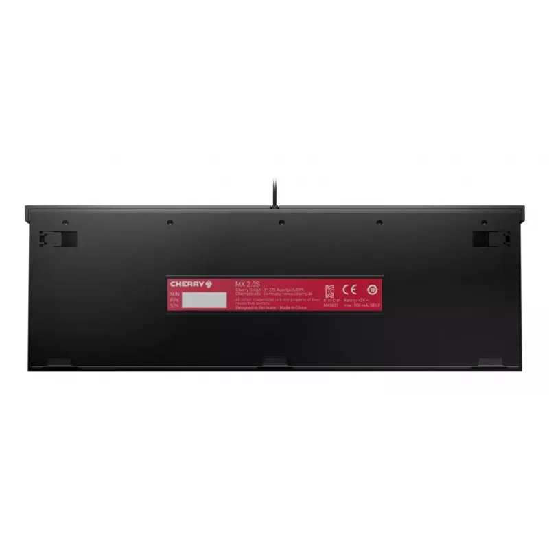Pelinäppäimistö CHERRY MX 2.0S USB QWERTZ saksa musta mekaaninen RGB