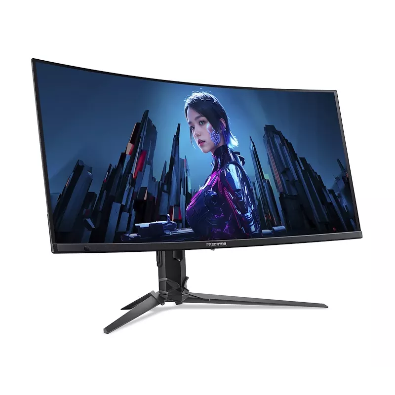 Acer Predator X34 X5bmiiphuzx 34 tuuman UWQHD QD-OLED kaareva näyttö, 3440x1440, 240 Hz