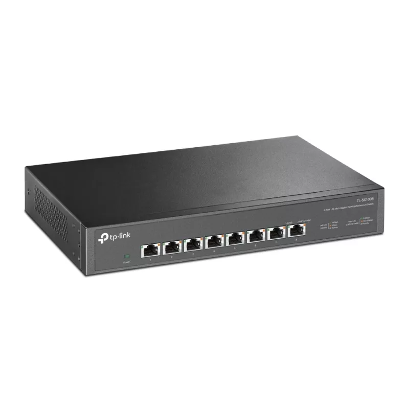 Hallitsematon kytkin TP-Link TL-SX1008 8-porttinen 10G pöytä/rack-asennus
