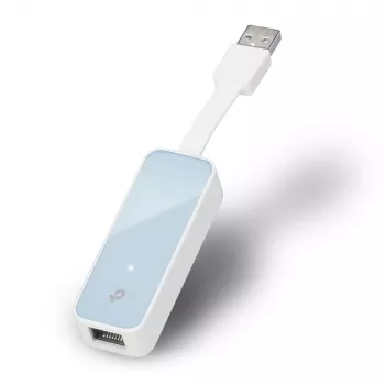 TP-Link UE200 USB 2.0 -verkkosovitin, Ethernet 10/100 Mbit/s, valkoinen