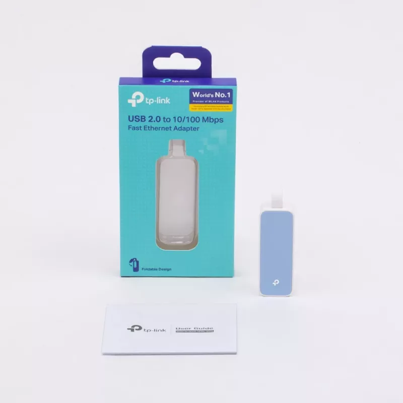 TP-Link UE200 USB 2.0 -verkkosovitin, Ethernet 10/100 Mbit/s, valkoinen