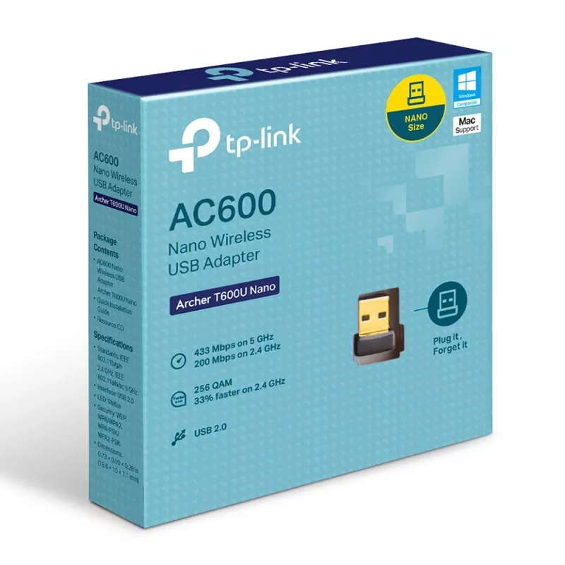 TP-Link AC600 Nano langaton USB-sovitin