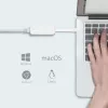 TP-Link UE330C USB-C-keskitin, 3 x USB 3.0 ja Gigabit Ethernet, valkoinen