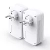 TP-Link TL-PA8033P KIT PowerLine-verkkosovitin 1300 Mbit/s Ethernet LAN valkoinen 2 kpl