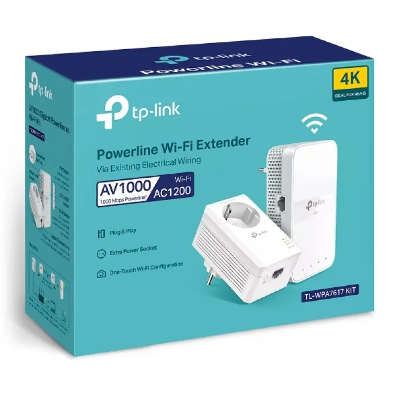 TP-Link TL-WPA7619 KIT 1000 Mbit/s Ethernet LAN Wi-Fi valkoinen 2 kpl