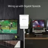 TP-Link G.hn1200 Powerline-sarja, 607 Mbit/s, Gigabit Ethernet, 10,100,1000 Mbit/s, HomePlug AV2, 300 m, valkoinen