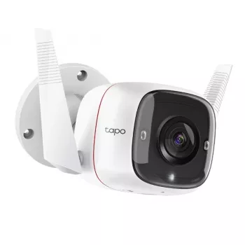 TP-Link Tapo Outdoor Security Wi-Fi -kamera, IP-turvakamera, ulkokäyttöön, langallinen & langaton, Amazon Alexa & Google Assistant, CE, katto/seinu