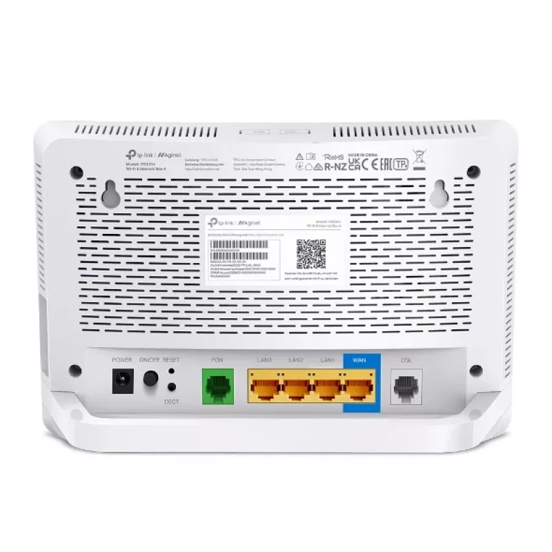 TP-Link Wi-Fi 6 Internet Box 4 WLAN-reititin Gigabit Ethernet Dual-Band (2,4 GHz / 5 GHz) valkoinen