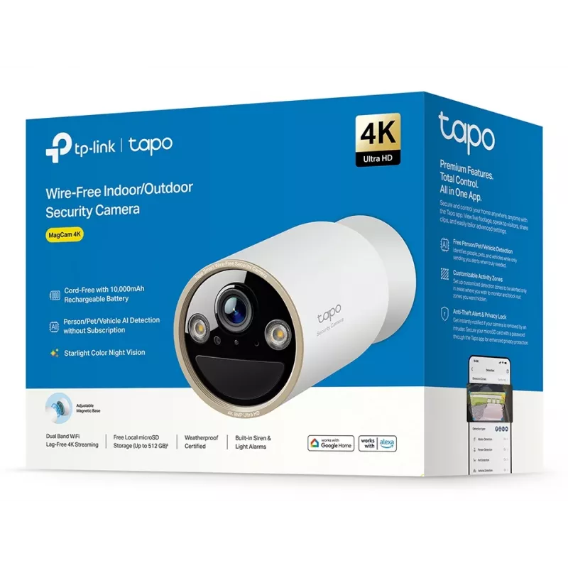IP-valvontakamera TP-Link Tapo C460 3840 x 2160 pikseliä