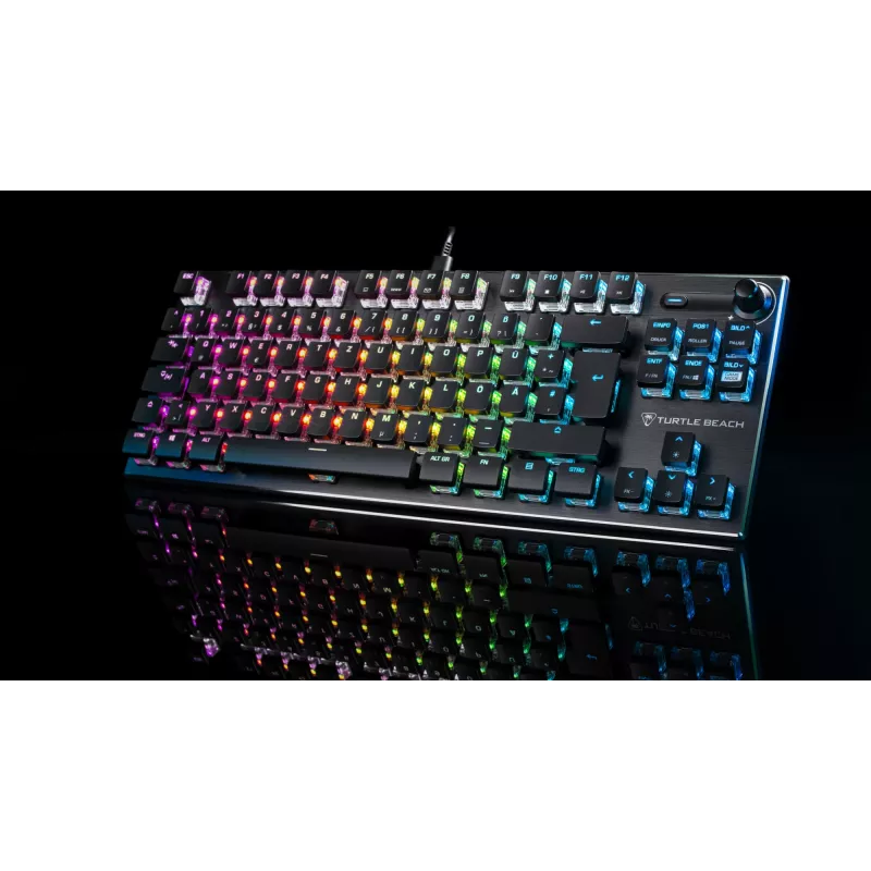 Turtle Beach Vulcan TKL näppäimistö peli USB QWERTZ saksa musta