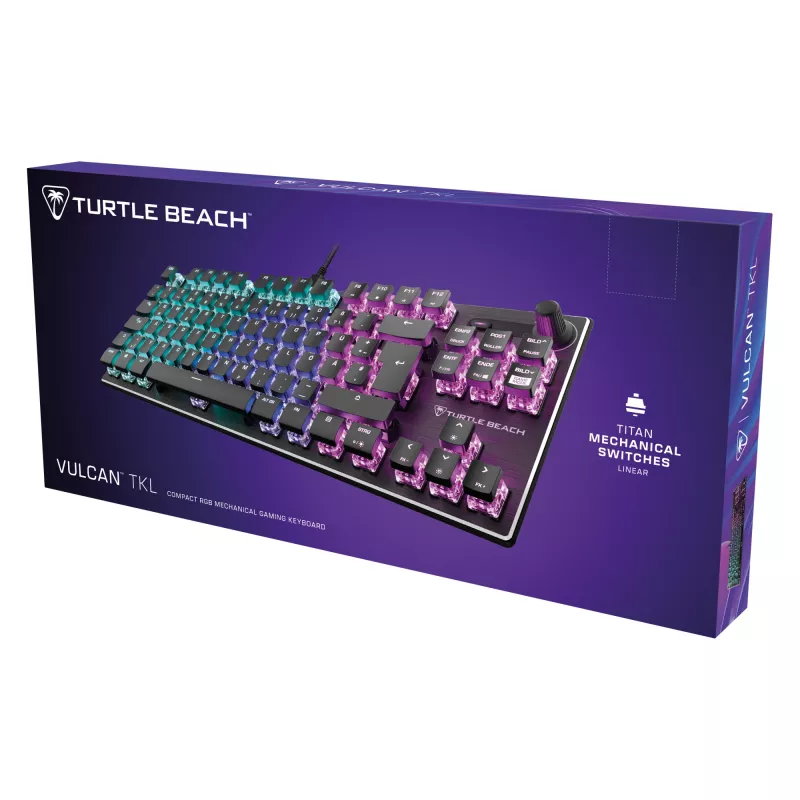 Turtle Beach Vulcan TKL näppäimistö peli USB QWERTZ saksa musta
