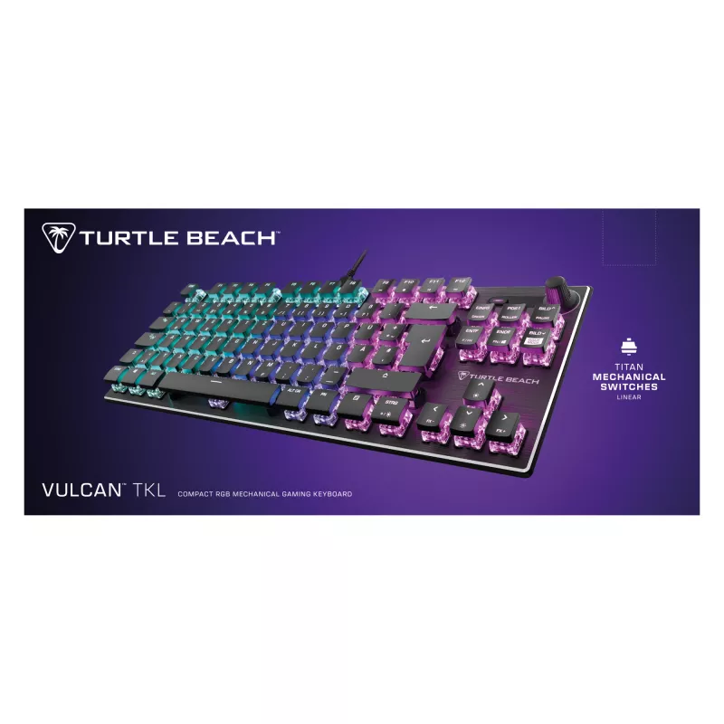 Turtle Beach Vulcan TKL näppäimistö peli USB QWERTZ saksa musta