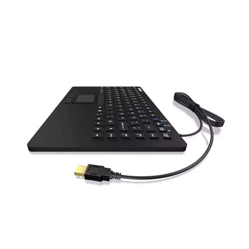 KeySonic KSK-3230IN (DE) näppäimistö yleis USB QWERTZ saksa musta