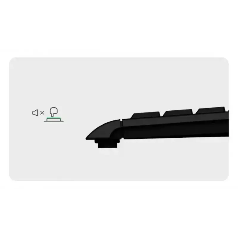 KeySonic KSK-3011ELC (DE) näppäimistö koti USB QWERTZ saksa musta