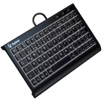 KeySonic KSK-3011ELC (DE) näppäimistö koti USB QWERTZ saksa musta