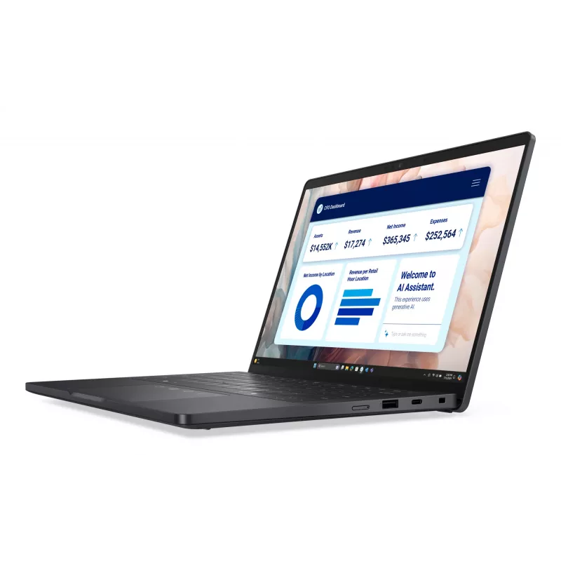 Kannettava tietokone DELL Pro PA13250 13,3 tuuman Intel Core Ultra 7 32GB RAM 512GB SSD Intel Arc Graphics Windows 11 Pro