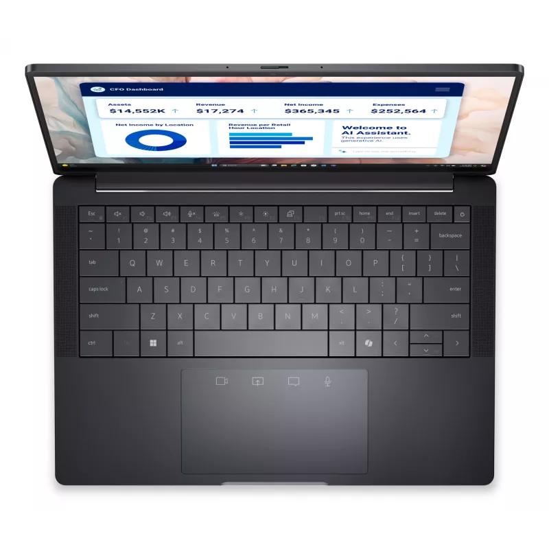 Kannettava tietokone DELL Pro PA13250 13,3 tuuman Intel Core Ultra 7 32GB RAM 512GB SSD Intel Arc Graphics Windows 11 Pro