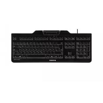 CHERRY KC 1000 SC -näppäimistö toimistoon USB QWERTY US English musta