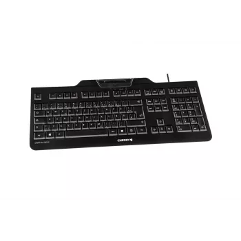 CHERRY KC 1000 SC -näppäimistö toimistoon USB QWERTY US English musta