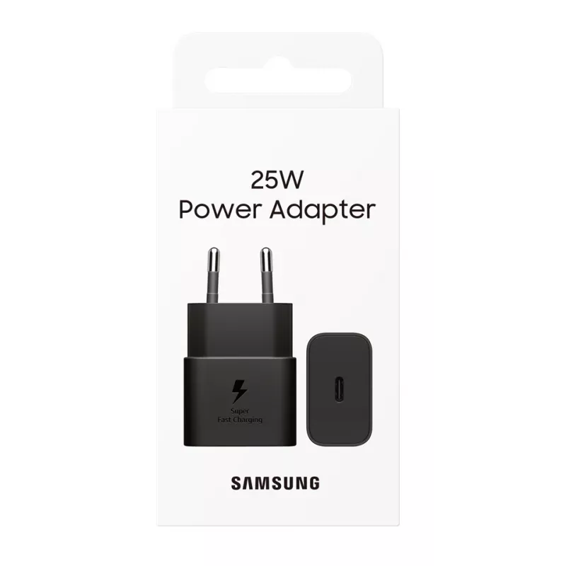 Samsung EP-T2510NBEGWW matkalaturi yleis musta USB pikalataus sisäkäyttöön