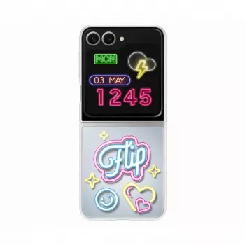 Samsung EF-ZF741CTEGWW puhelinkotelo 17 cm (6.7 tuuman) suojakotelo läpinäkyvä
