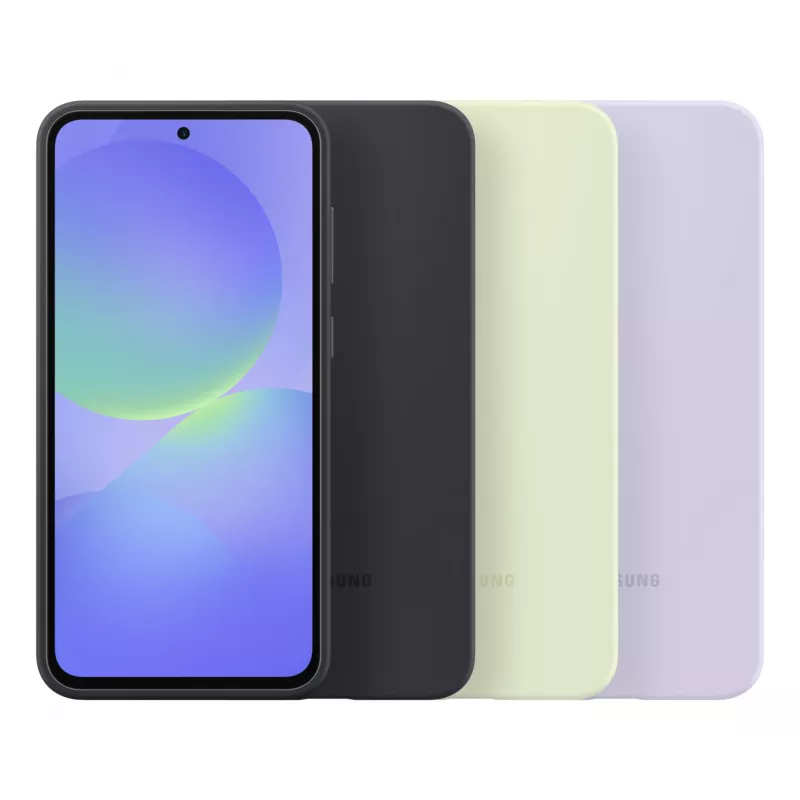 Samsung EF-PA366 silikonikuori Galaxy A36 -puhelimelle, vaaleanvihreä