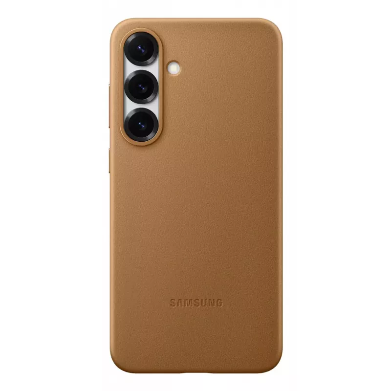 Tekonahkakotelo Samsung Galaxy S25+ suojakotelo ruskea 6,7 tuumaa