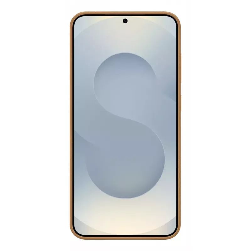 Tekonahkakotelo Samsung Galaxy S25+ suojakotelo ruskea 6,7 tuumaa