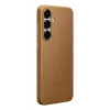 Tekonahkakotelo Samsung Galaxy S25+ suojakotelo ruskea 6,7 tuumaa