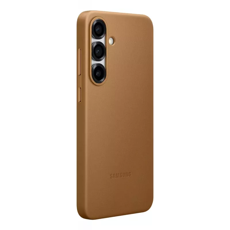 Tekonahkakotelo Samsung Galaxy S25+ suojakotelo ruskea 6,7 tuumaa
