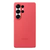 Suojakotelo Samsung Galaxy S25 Ultra silikonikotelo punainen monokromaattinen
