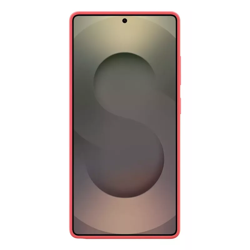 Suojakotelo Samsung Galaxy S25 Ultra silikonikotelo punainen monokromaattinen