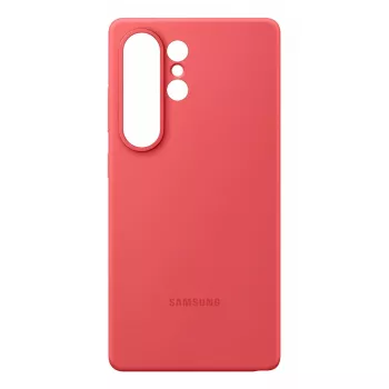 Suojakotelo Samsung Galaxy S25 Ultra silikonikotelo punainen monokromaattinen