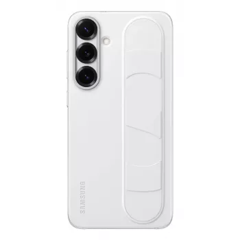Samsung Standing Grip Case Galaxy S25+, kotelo, Samsung, Galaxy S25+, 17 cm (6,7 tuumaa), valkoinen